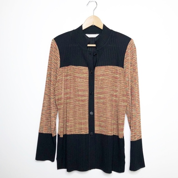 MISOOK Color block knit cardigan - Picture 3 of 7